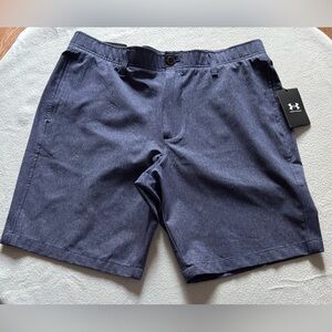 Under Armour Blue Athletic Shorts Moisture-Wicking Performance